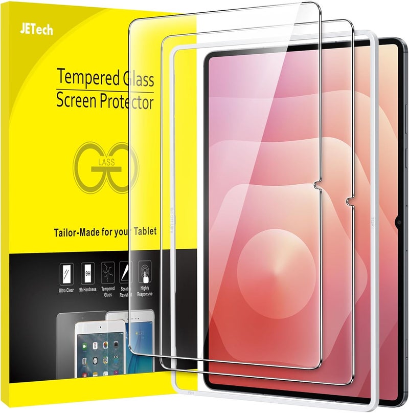 Jetech Screen Protector for Samsung Galaxy Tab S11 Ultra, with Easy Installation Frame, Tempered Glass Film, HD Clear, 14.6-Inch Display, 2-Pack - Image 1